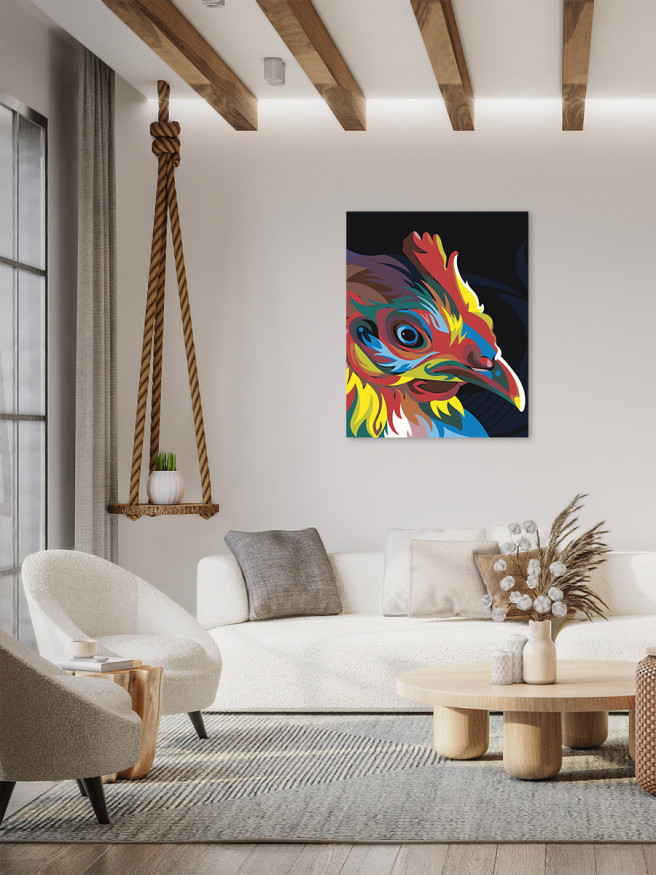 Raqamlar bo&amp;#039;yicha rasm &amp;quot;Xo&amp;#039;roz&amp;quot;