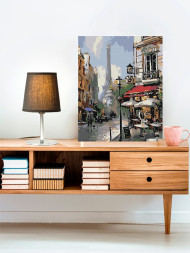 Raqamlar bo'yicha rasm "Parijda romantika"