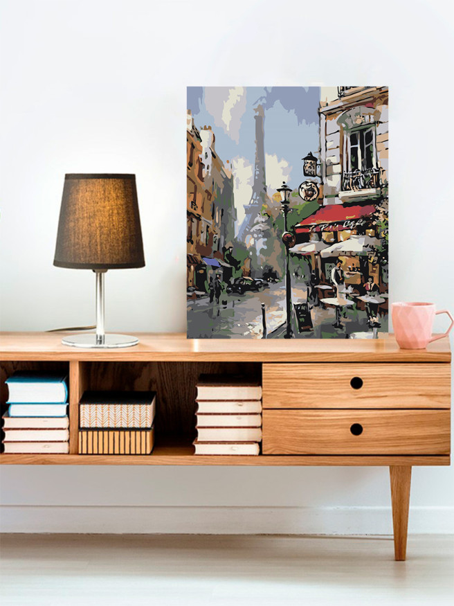 Raqamlar bo&amp;#039;yicha rasm &amp;quot;Parijda romantika&amp;quot;