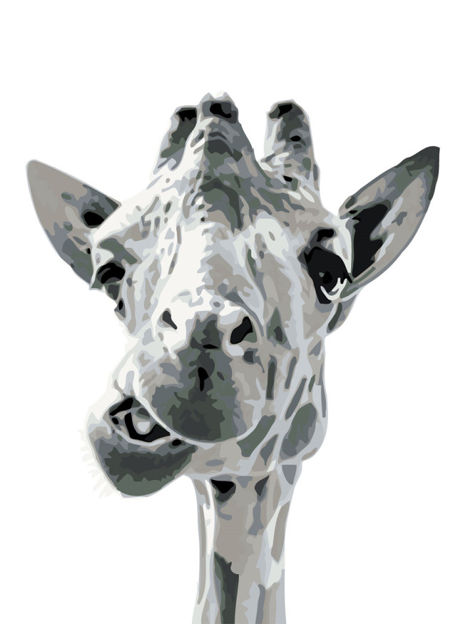 Картина по номерам &amp;quot;Жираф&amp;quot;