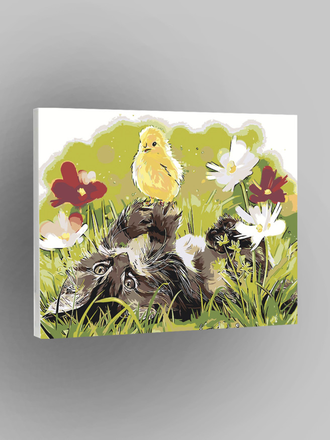 Raqamlar bo&amp;#039;yicha rasm &amp;quot;Jo&amp;#039;ja bilan mushuk&amp;quot;