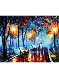 Картина по номерам &amp;quot;Пара на прогулке&amp;quot;