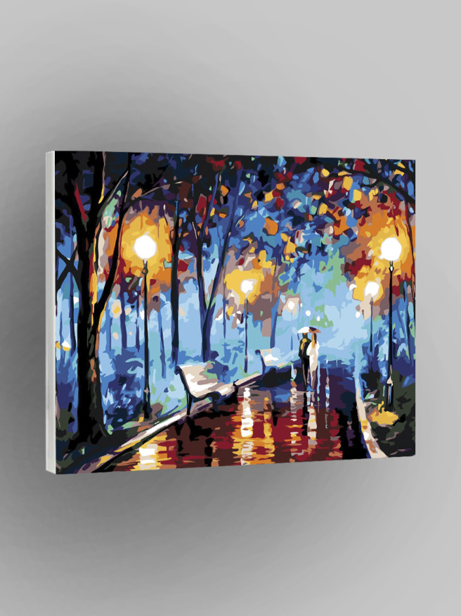Картина по номерам &amp;quot;Пара на прогулке&amp;quot;