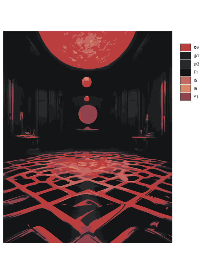 Raqamlar bo&amp;#039;yicha rasm &amp;quot;Sirlar palatasi&amp;quot;
