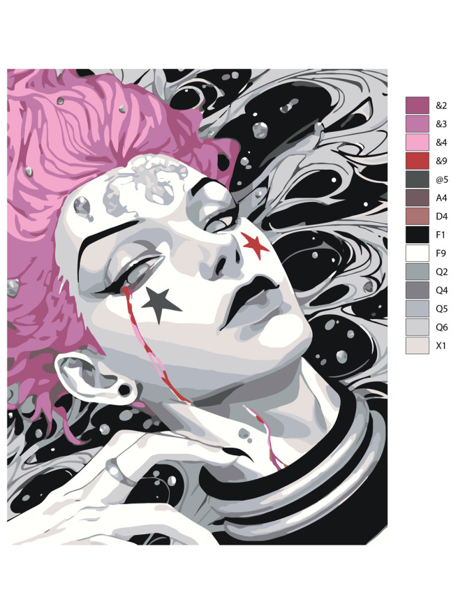 Картина по номерам &amp;quot;Хисока&amp;quot;