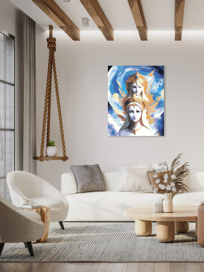 Raqamlar bo&amp;#039;yicha rasm &amp;quot;Sirli opa-singillar&amp;quot;