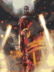 Raqamlar bo'yicha rasm "Temir odam"