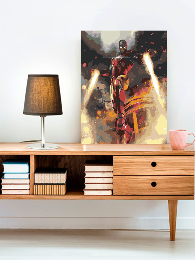 Картина по номерам &amp;quot;Железный человек&amp;quot;