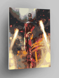 Raqamlar bo'yicha rasm "Temir odam"