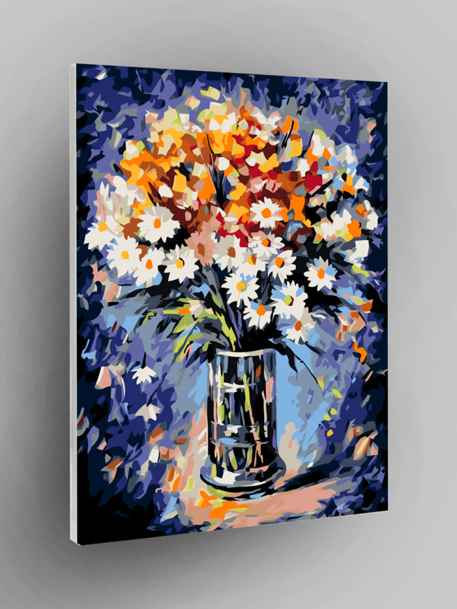 Картина по номерам &amp;quot;Ваза цветов&amp;quot;