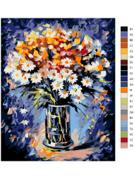 Картина по номерам &amp;quot;Ваза цветов&amp;quot;