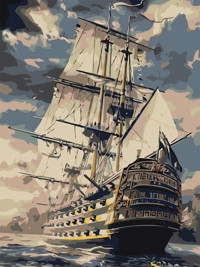 Raqamlar bo&amp;#039;yicha rasm &amp;quot;Kema&amp;quot;