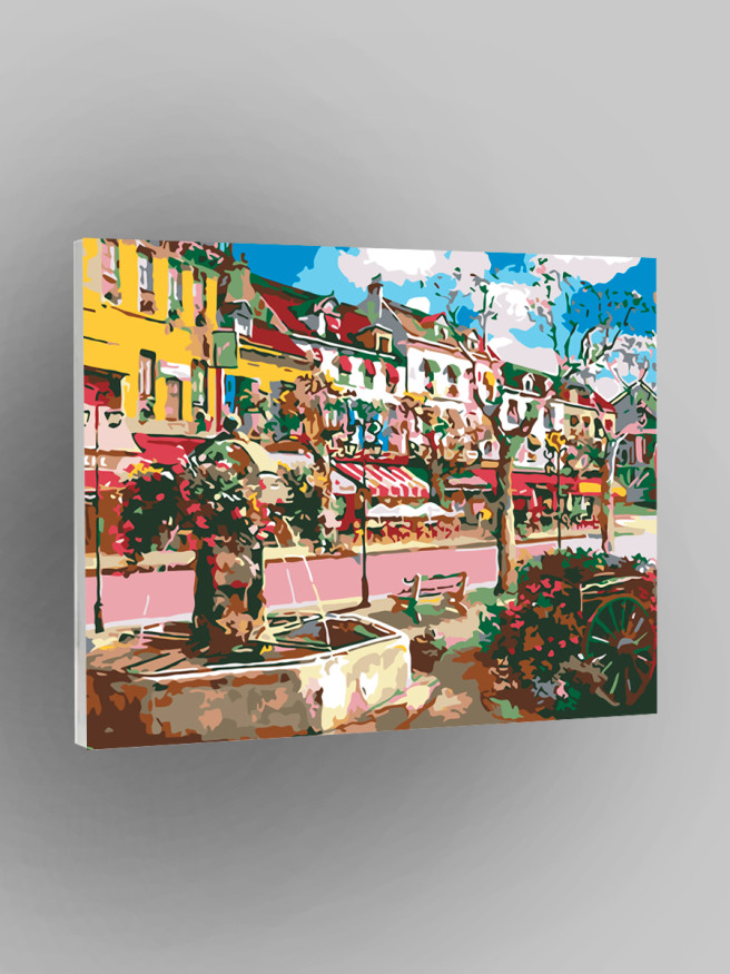 Картина по номерам &amp;quot;Красочные улицы&amp;quot;