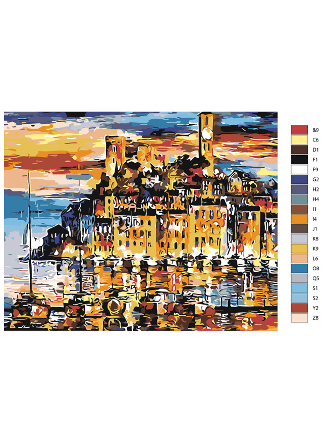 Raqamlar bo&amp;#039;yicha rasm &amp;quot;Qal&amp;#039;aning ko&amp;#039;rinishi&amp;quot;