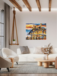 Картина по номерам &amp;quot;Вид на замок&amp;quot;