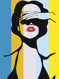 Raqamlar bo&#039;yicha rasm &quot;Go&#039;zal qiz&quot;