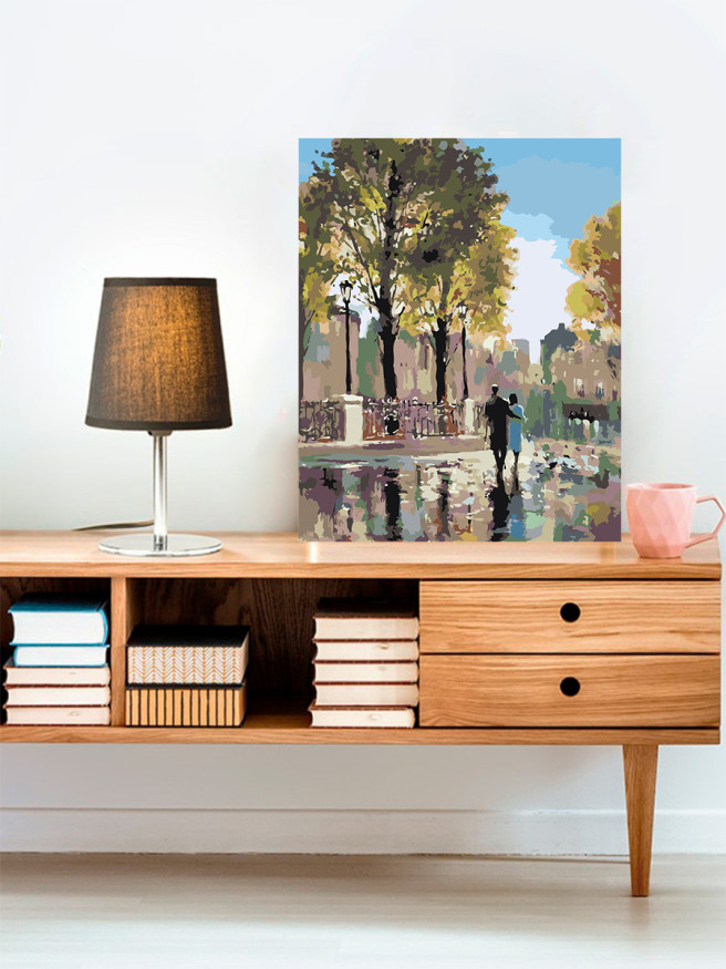 Картина по номерам &amp;quot;Пара в Париже&amp;quot;