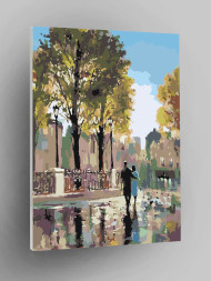 Raqamlar bo'yicha rasm "Parijdagi er-xotin"