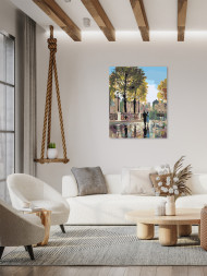 Raqamlar bo'yicha rasm "Parijdagi er-xotin"