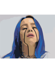 Картина по номерам &amp;quot;Билли Айлиш&amp;quot;