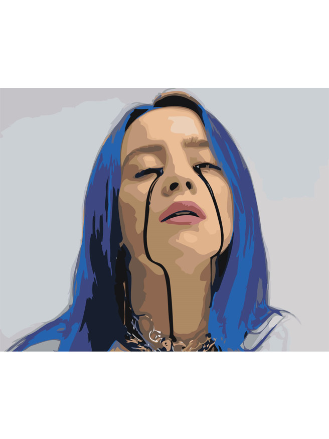 Картина по номерам &amp;quot;Билли Айлиш&amp;quot;