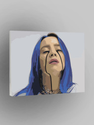 Картина по номерам &amp;quot;Билли Айлиш&amp;quot;