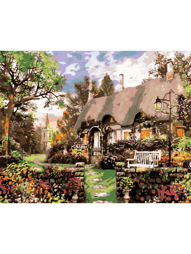 Raqamlar bo&amp;#039;yicha rasm &amp;quot;Chiroyli uy&amp;quot;