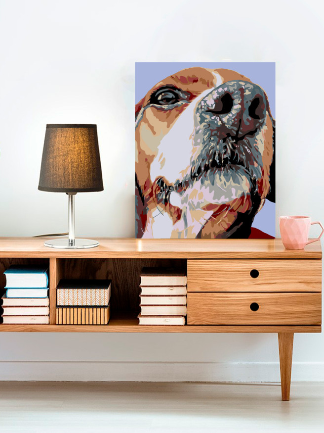 Raqamlar bo&amp;#039;yicha rasm &amp;quot;Kuchuk&amp;quot;