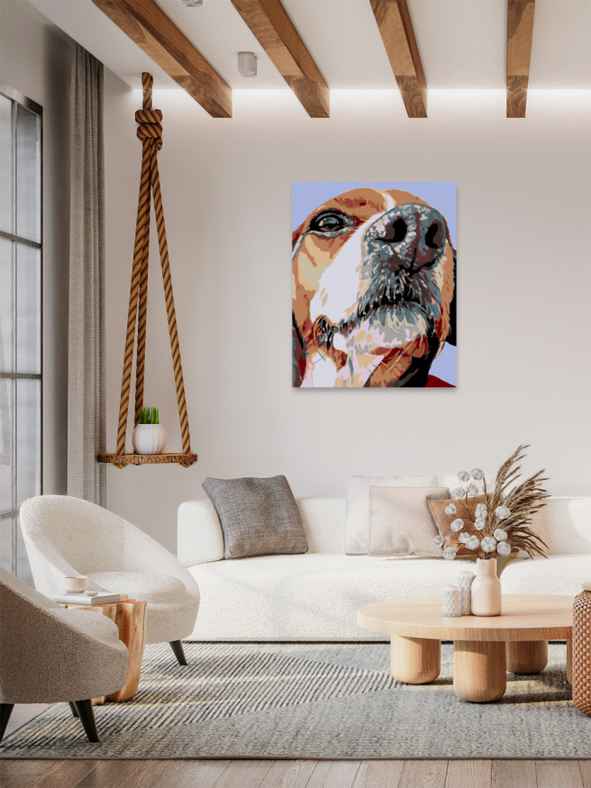 Raqamlar bo&amp;#039;yicha rasm &amp;quot;Kuchuk&amp;quot;