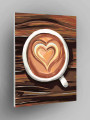 Картина по номерам &amp;quot;Сердце на кофе&amp;quot;
