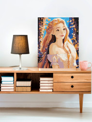 Картина по номерам "Нежная девушка"
