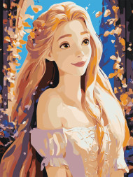 Картина по номерам "Нежная девушка"