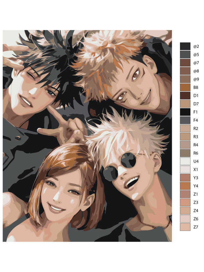 Картина по номерам &amp;quot;Магическая битва&amp;quot;