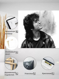 Постер на холсте &amp;quot;Легенда рока&amp;quot;