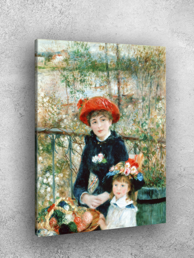 Постер на холсте &amp;quot;Ренуар – Две сестры&amp;quot;