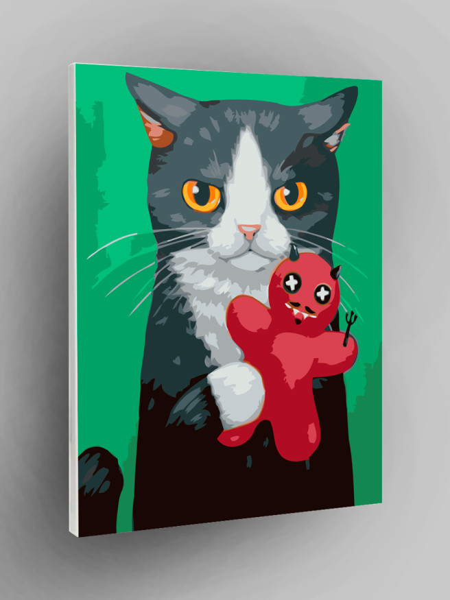 Raqamlar bo&amp;#039;yicha rasm &amp;quot;Sehrgar mushuk&amp;quot;