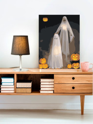 Raqamlar bo&#039;yicha rasm &quot;Bir juft arvoh&quot;