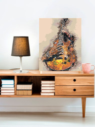 Картина по номерам "Гитара"