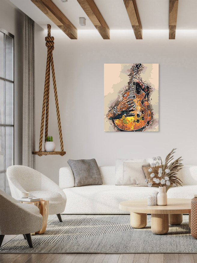 Raqamlar bo&amp;#039;yicha rasm &amp;quot;Gitara&amp;quot;