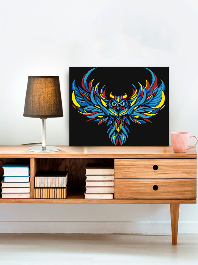 Raqamlar bo&amp;#039;yicha rasm &amp;quot;Boyqush&amp;quot;