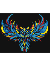 Raqamlar bo&#039;yicha rasm &quot;Boyqush&quot;