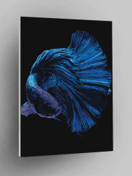 Raqamlar bo'yicha rasm "Katta dumi bilan baliq"