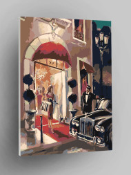 Картина по номерам &amp;quot;Стильная женщина&amp;quot;