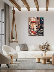 Картина по номерам &amp;quot;Стильная женщина&amp;quot;