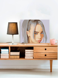 Картина по номерам &amp;quot;Билли Айлиш&amp;quot;