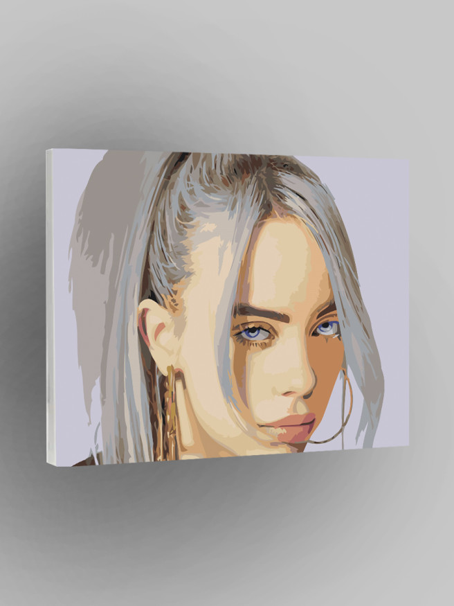 Картина по номерам &amp;quot;Билли Айлиш&amp;quot;