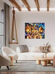 Картина по номерам &amp;quot;Люди на прогулке&amp;quot;