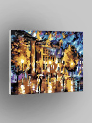 Картина по номерам &amp;quot;Люди на прогулке&amp;quot;