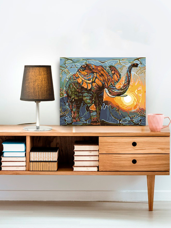 Raqamlar bo&amp;#039;yicha rasm &amp;quot;Fil&amp;quot;