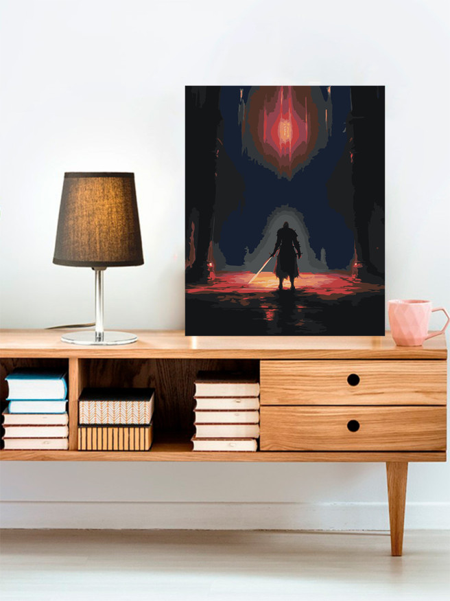 Raqamlar bo&amp;#039;yicha rasm &amp;quot;Jangdan oldin jangchi&amp;quot;